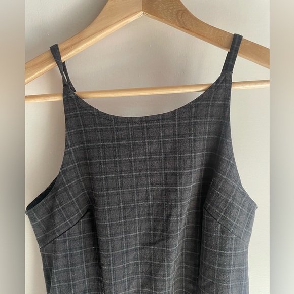 Vintage 90s Finally Plaid Mini tank dress Size XS/S - Picture 2 of 11